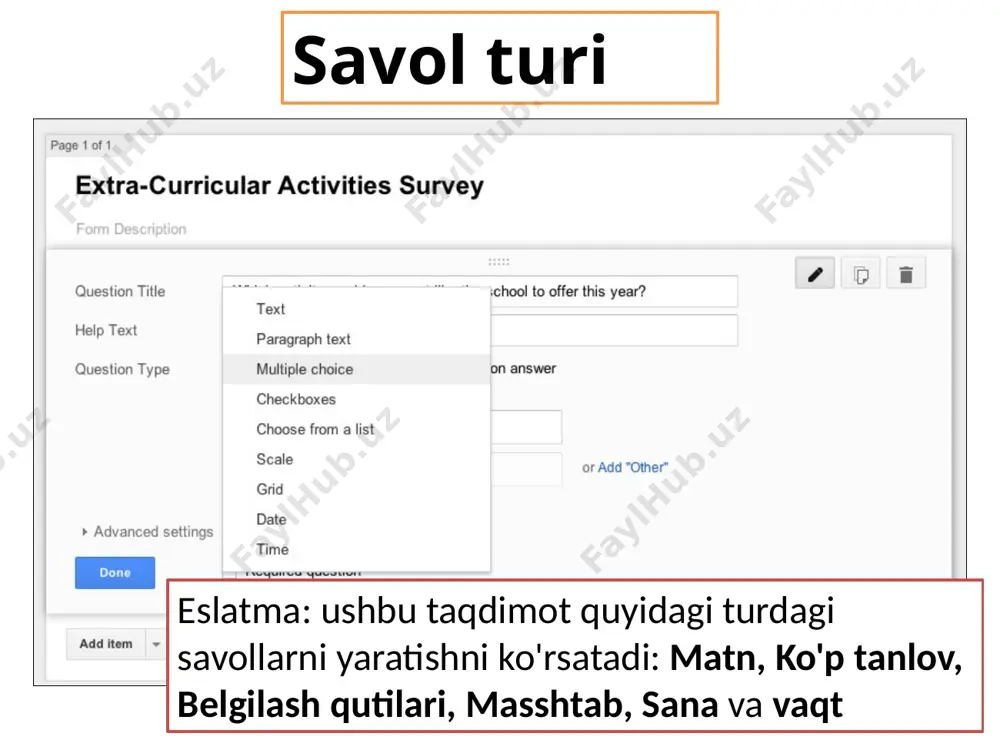 google forms - Page 5