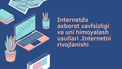 technology in education - technology presentation in blue peach illustrative — PDF