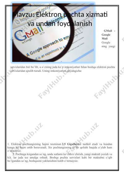 gmail - google mail — DOC