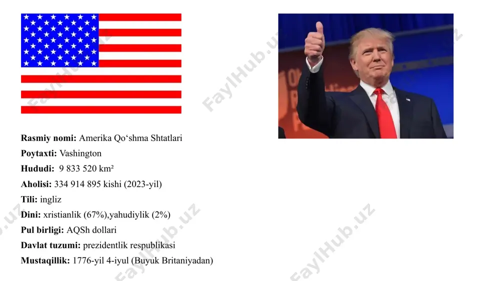 ni ijtimoiy himoya qilishda aqsh amaliyoti bozor iqtisodiyoti mexanizmlariga moslashgan liberal ijtimoiy siyosat dasturlaridan hisoblanadi.aqshda ijtimoiy siyosat chora-tadbirlari quyidagilardan iborat bo‘ladi: — pensiya ta’minoti, jumladan, xususiy pensiya ta’minoti; — aqshda oʻrnatilgan kambag‘allik chegarasidan kam daromadga ega bo‘lgan aholi guruhlarini ijtimoiy qo‘llab-quvvatlash; — aholining ta’lim, sog‘liqni saqlash va axborot xizmatlaridan foydalanish imkoniyatlarini kengaytirish; — mamlakatdagi aholining ijtimoiy jihatdan muhtoj guruhlari, jumladan, urush qatnashchilari, harbiy xizmatchilar, bolali oilalar, ijtimoiy muhtoj bo‘lgan pensionerlarni ijtimoiy qo‘llab-quvvatlash dasturlari. aqshda amalga oshirilayotgan faol ijtimoiy siyosat chora tadbirlari mehnat bozorida yuqori darajadagi malakali ishchi kuchini shakllantirish uchun zamin yaratdi. aqshda 1960-yillarda keksalar uchun davlat tibbiy yordami medicare va aholining kambag‘al qatlami uchun medicaid davlat tibbiy yordami chora-tadbirlar dasturi ishlab chiqilgan. 2010-yilda aqshning sobiq prezidenti barak obama tomonidan aqsh kongressida tibbiy sug‘urta bo‘yicha islohatlar qabul qilindi.ushbu qabul qilingan islohatlar zamirida 100 foiz aholini tibbiy sug‘urta bilan ta’minlash ko‘zda tutilgan edi.bu esa o‘z navbatida asosiy ish beruvchi bo‘lgan yirik …