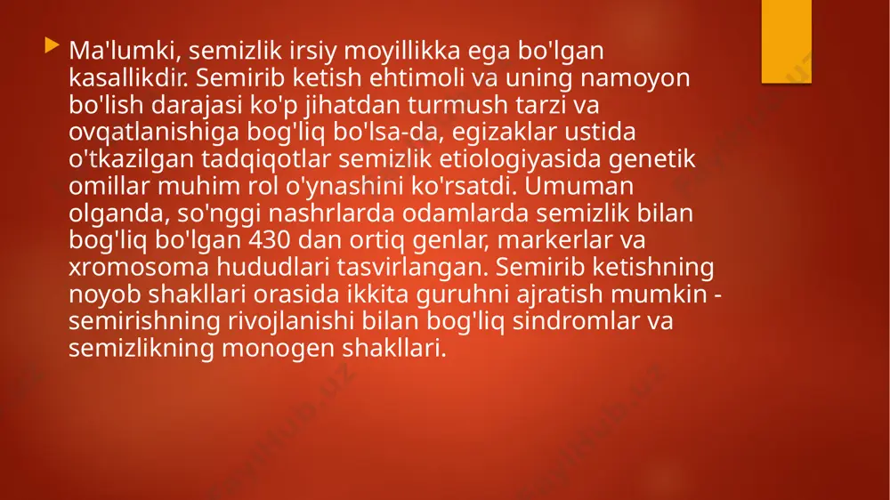 kam hollarda - bilan. 1 chastotasi: 140 000 va 1: 160 000 - sindrom shimoliy amerika va evropa aholisi orasida qayd etilgan. birinchi marta 1866 yilda ingliz oftalmologi d. lourens va amerikalik oftalmolog r. mun retinit pigmentozasi, gipogonadizm, semirib ketish va aqliy zaiflik sindromini, 1920 yilda frantsuz shifokori j. barde va chex terapevti a. bidlni tavsifladilar. polidaktiliyaning ko'rsatilgan simptomlar majmuasiga qo'shiladi. bardet-biedl sindromi siliyaning disfunktsiyasi bilan bog'liq kasalliklar guruhiga kiruvchi siliopatiyaga tegishli. u siliya funktsiyasini tartibga soluvchi oqsillarni kodlaydigan bbs genlaridagi nuqsonlar tufayli rivojlanadi. cilia sutemizuvchilar tanasining turli a'zolari va to'qimalarida, shu jumladan odamlarda keng tarqalgan bo'lib, birlamchi (qo'zg'almas) va ikkilamchi (mobil) bo'linadi bardet-biedl sindromida hujayra signalizatsiyasi, bo'linish tekisligi yo'nalishi, organogenez va gomeostazda ishtirok etadigan birlamchi siliyalarning ishlashi buziladi har xil aʼzo va toʻqimalarda (fotoretseptorlar, kinotsiliyalar, osteotsitlar, buyrak epiteliy hujayralari, oʻt yoʻllari va meʼda osti bezi yoʻllari hujayralari) harakatsiz kiprikchalarning koʻpligi va ularning koʻp qirraliligi bu kasallikdagi klinik belgilarning xilma-xilligini …