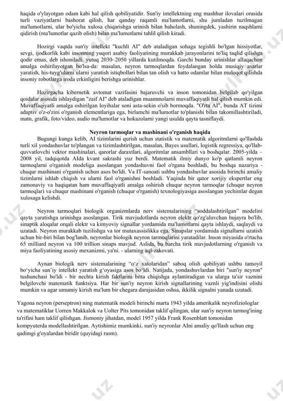 vishda bir nechta vazifalarni o'rgatib bo'lmaydi - har bir yangi o'quv namunasida barcha neyron og'irliklari qayta yoziladi va o'tgan tajriba "unutiladi". albatta, olimlar bu muammoni hal qilish ustida ishlamoqda. deepmind kompaniyasining ishlab chiquvchilari yaqinda halokatli unutuvchanlik bilan kurashish usulini taklif qilishdi, bu a vazifasini bajarishda neyron tarmoqdagi eng muhim og'irliklar b topshirig'ini o'rganish jarayonida sun'iy ravishda o'zgarishlarga nisbatan chidamliroq bo'lishidan iborat. yangi yondashuv elastik kamon bilan o'xshashligi sababli elastik og'irlik konsolidatsiyasi (og'irliklarni elastik mahkamlash) deb ataladi. texnik jihatdan u quyidagicha amalga oshiriladi: neyron tarmog'idagi har bir vaznga f parametri beriladi, bu uning ahamiyatini faqat ma'lum bir vazifa doirasida belgilaydi. muayyan neyron uchun f qanchalik ko'p bo'lsa, yangi vazifani o'rganishda uning og'irligini o'zgartirish shunchalik qiyin bo'ladi. bu tarmoqqa asosiy ko'nikmalarni "eslab qolish" imkonini beradi. texnologiya ma'lum vazifalarda "yuqori ixtisoslashgan" tarmoqlarga ta'sir qildi, ammo barcha bosqichlar yig'indisi bo'yicha o'zining eng yaxshi tomonini ko'rsatdi. neyron tarmoqlarining istiqbollari. idc maʼlumotlariga koʻra, 2016-yilda sunʼiy intellektga …
