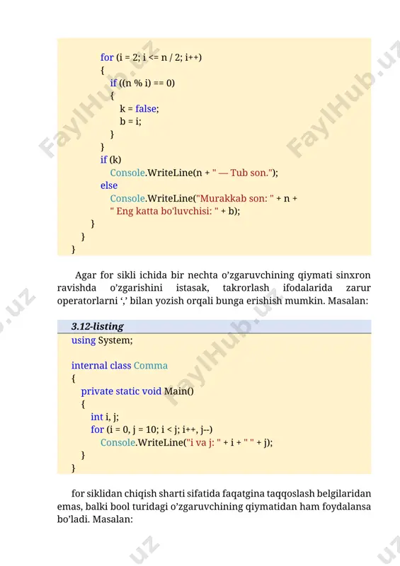 ch qiymat berish e’lonlaridan sakrab o’tish man etiladi, lekin bloklardan sakrab o’tish mumkin. image1.wmf image2.png