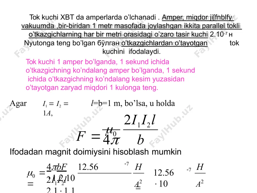 magnit maydoni va uning harakatlanayotgan zarrachaga ta’siri - Page 5