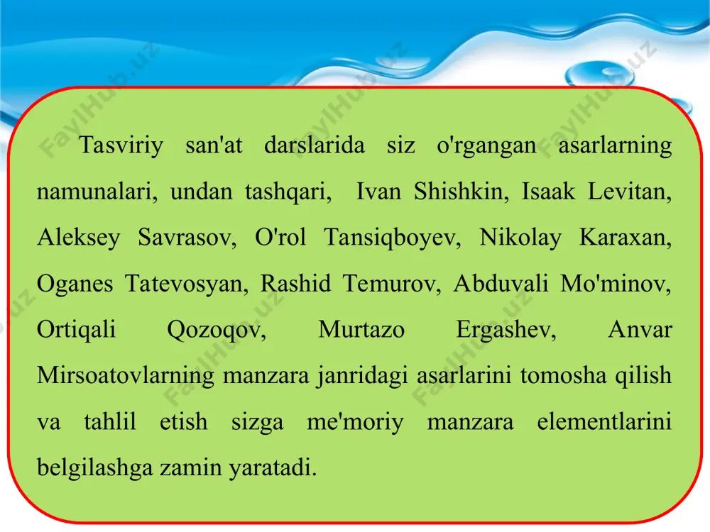 13-mavzu me'moriy manzara 7-sinf - Page 4