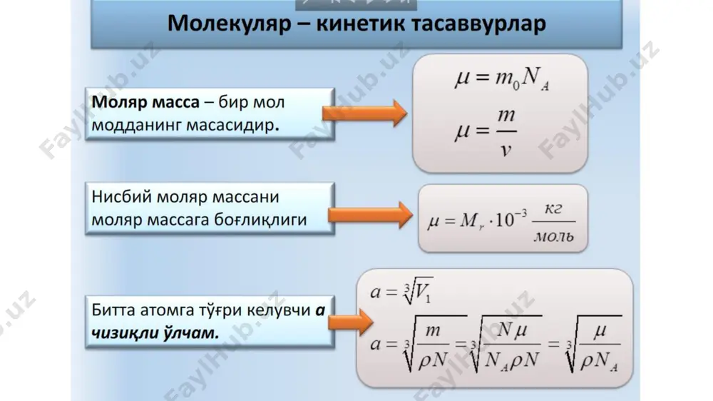 molekulyar kinetika nazariyasi asoslari - Page 5