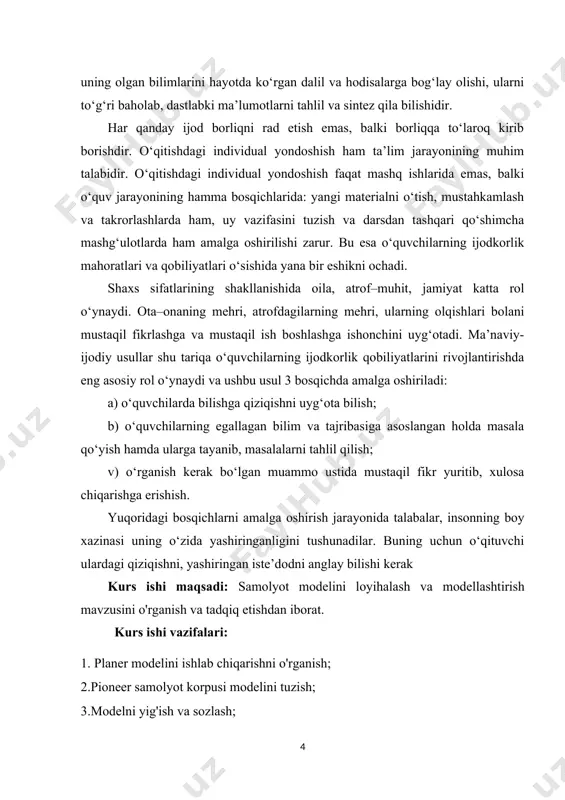 adi. qanot fyuzelajga markaziy qism yordamida biriktirilgan. ailerons - qanot konsollarida ko'ndalang boshqaruv rullari o'rnatilgan.fyuzelajga, qanotga qo'shimcha ravishda, patlar biriktirilgan: liftli stabilizator va rul bilan o'ralgan. liftlar harakatchan, yuqoriga va pastga og'ishi mumkin, bu esa planerning balandlikda harakatlanishiga imkon beradi; rulda parvoz yo'nalishini o'zgartirishga imkon beradi.kokpit odatda fyuzelaj oldida joylashgan. unda tutqich va boshqaruv pedallari, shuningdek, parvozni boshqarish moslamalari mavjud.planer havoga ko'tariladi va maxsus chang'i yoki bir g'ildirakli qo'nish moslamasiga tushadi.planer amortizator yoki motorli buyum yordamida ishga tushiriladi. yana ilg'or usul - bu planerni samolyotda tortib olish. samolyot unga kabel orqali ulangan planer tomonidan tortiladi; oldindan belgilangan balandlikka erishgandan so'ng, planer ilgagini yechib, erkin parvozga o'tadi. ba'zan, agar samolyot zarur quvvatga ega bo'lsa, u ikki yoki uch yoki undan ortiq planerlarni tortib oladi. birinchi rus planer uchuvchilaridan biri moskva oliy texnik maktabi talabasi a. n. tupolev, keyinchalik akademik, uch karra sotsialistik mehnat qahramoni, samolyotlarning bosh konstruktori. 1923 yildan boshlab feodosiya …