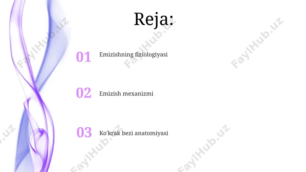 iradi. laktogen gormonlar ta'siri ostida ko'krak bezining yog' to'qimalari miqdori kamayib, bez to'qimalarining nisbati ortadi, bu sut hosil bo'lishini ta'minlaydi. ko'krak bezining ichki tuzilishi ko'krak bezining biriktiruvchi to'qimasi, yog' to'qimasi va limfa tugunlari kabi boshqa tuzilmalar ham mavjud bo'lib, ular bezning umumiy hajmi va shaklini belgilaydi. sut kanallari (duktuslar) alveolalardan sutni ko'krak uchiga olib boradi va ularning tarmoqlari murakkab, daraxtsimon tuzilmani hosil qiladi. sut yo'llari sut bezlaridagi mayda kanallar (laktoforlar) diametri 0,5 mm dan kam bo'lib, ular sutni emchak soplosiga yo'naltiradi va emizish jarayonini ta'minlaydi. sut bezlari 15-20 ta lobchalardan iborat bo'lib, har biri o'zlarining alohida kanallariga ega va emchakdagi teshikchalar orqali ochiladi. ko'krak bezi anatomiyasi ko'krak bezi 15 dan 20 gacha lobulyalardan tashkil topgan bo'lib, har bir lobulyada minglab alveolalar joylashgan, sut ishlab chiqaruvchi asosiy birliklar hisoblanadi. ko'krak bezi teri osti yog' to'qimasiga boy bo'lib, uning qalinligi individual farq qiladi, bu esa ko'krakning hajmi va shakliga ta'sir qiladi. ko'krak …
