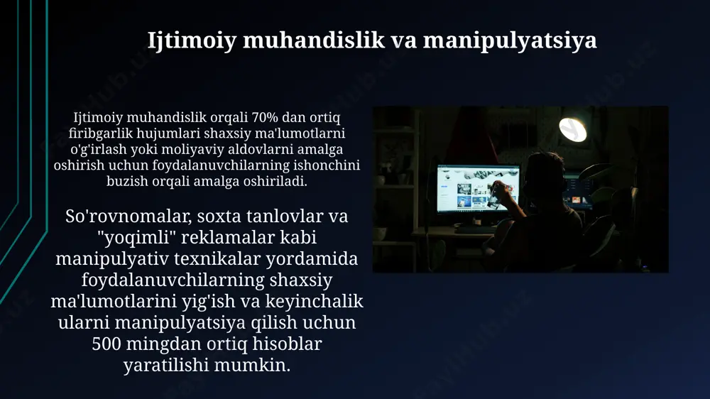 ijtimoiy tarmoqlarda axborot xurujlari va tahdidlari - Page 5
