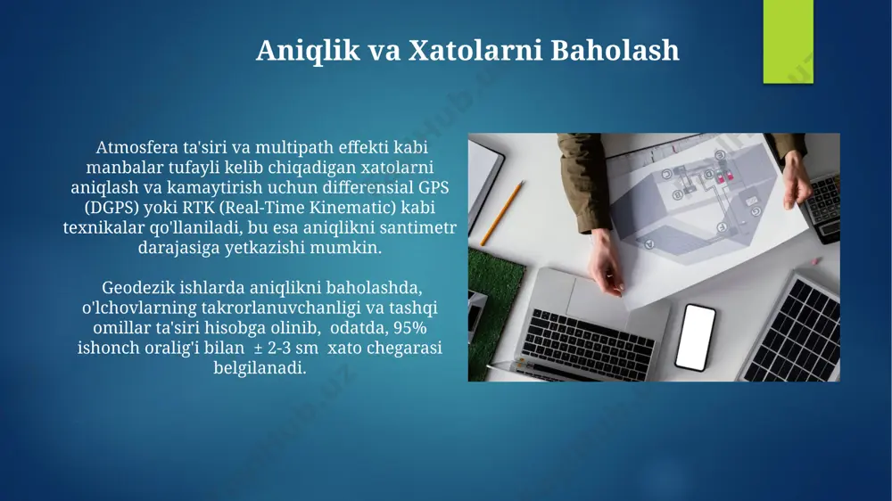 gps texnologiyalarining injinerlik geodeziyada qo'llanilishi - Page 3