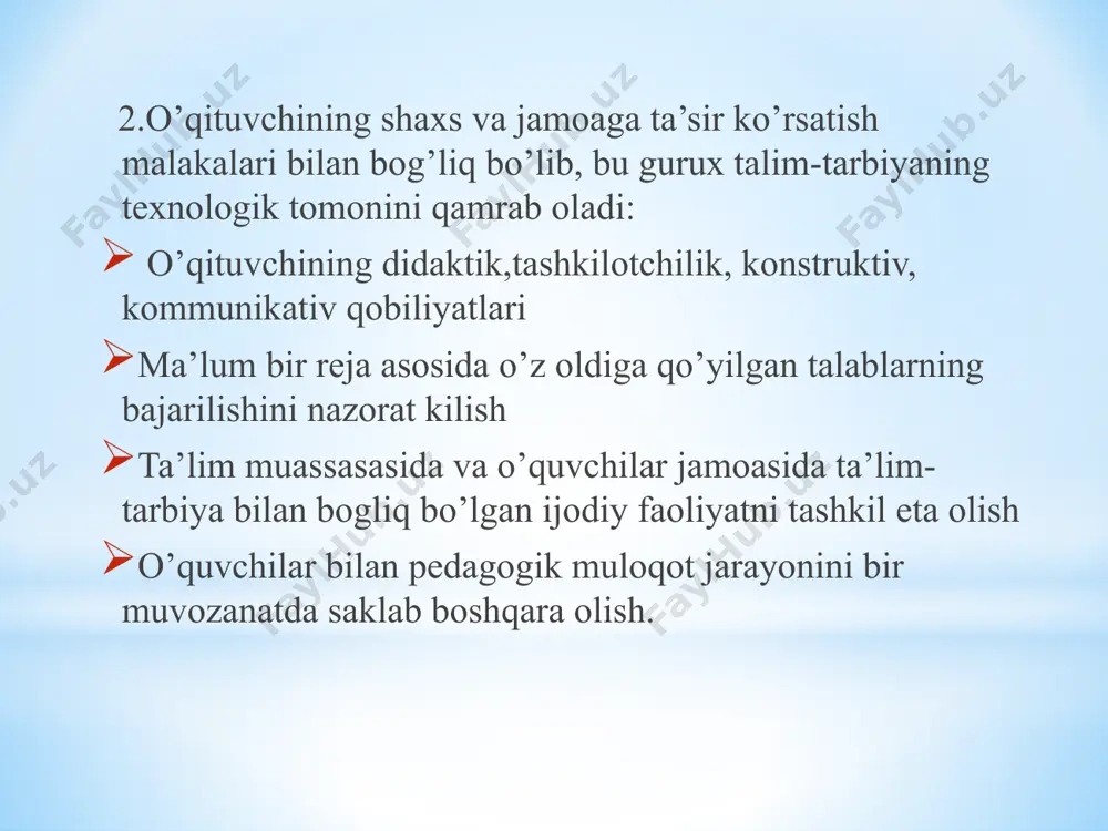 pedagogik faoliyatning individual uslubi - Page 5