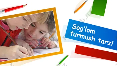 sog'lom turmush tarzi — PPTX