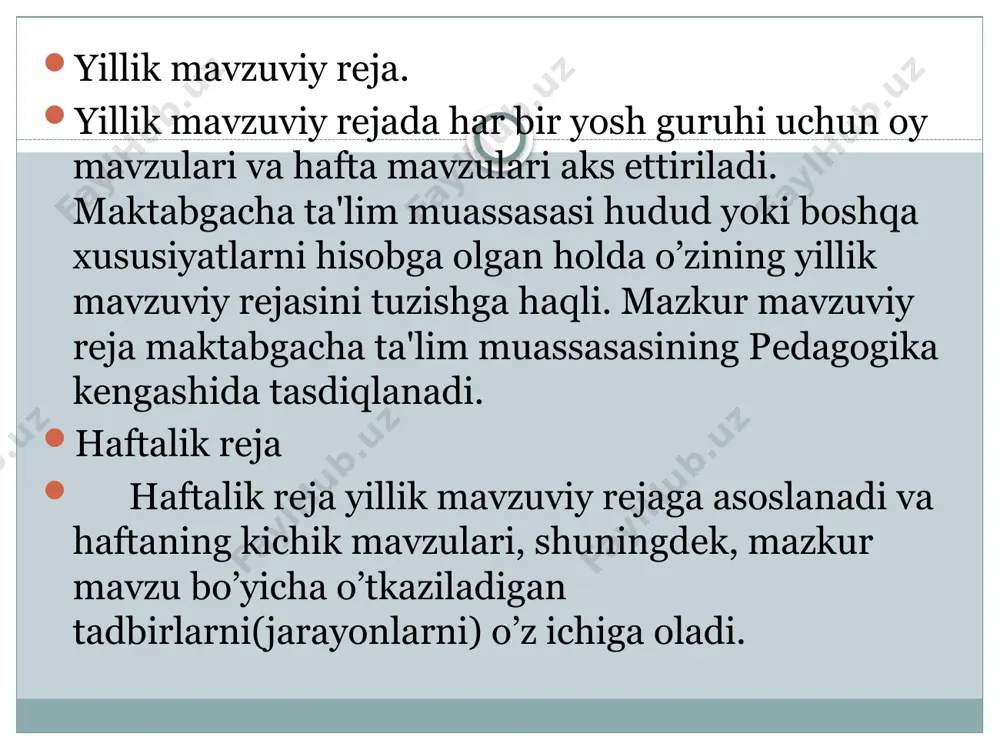 tarbiyachining shaxsiy ish rejasi - Page 5
