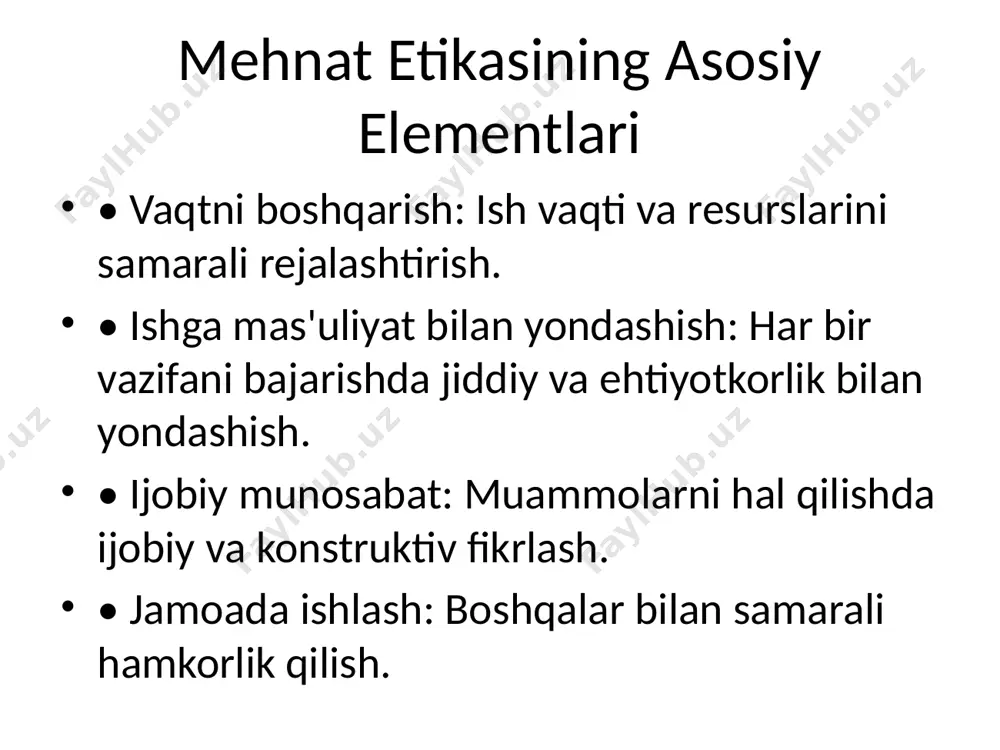 kasbiy axloq va mehnat etikasi - Page 4