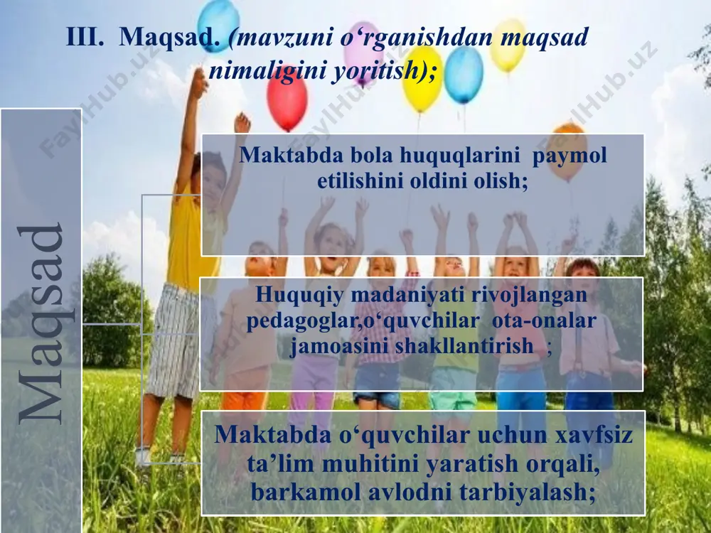 maktabda bola huquqlarini himoyalash tizimini yo‘lga qo‘yish - Page 5