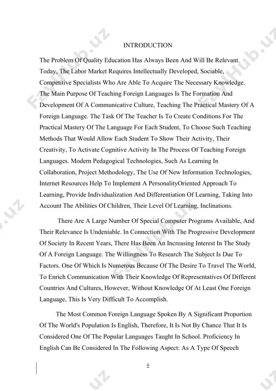 evel of information competence of students, in particular, such skills as using the internet to find the necessary educational information are developed; training is the application of the following computer computer information methods of teaching reference publications; the use of electronic educational use of information resources of the communicative capabilities of information and computer technologies for obtaining advice, the necessary information, etc. the specificity of the computer information model of activity, the use ispersonal orientation, the formation of a motivated purposeful personality of a student, capable of adequately acting in a real situation, communicative and sociocultural orientation. working with a computer involves mastering a certain system of knowledge, abilities and skills, which are now commonly called computer literacy. there are two types of computer literacy: household and professional. for teachers of foreign languages, professional computer literacy can mean: 1) knowledge of the technical and didactic capabilities of computers and existing …