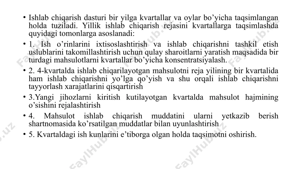 ishlabchiqarish rejasi - Page 5