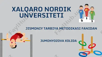 umumrivojlantiruvchi mashqlar (buyumlar bilan) — PPTX