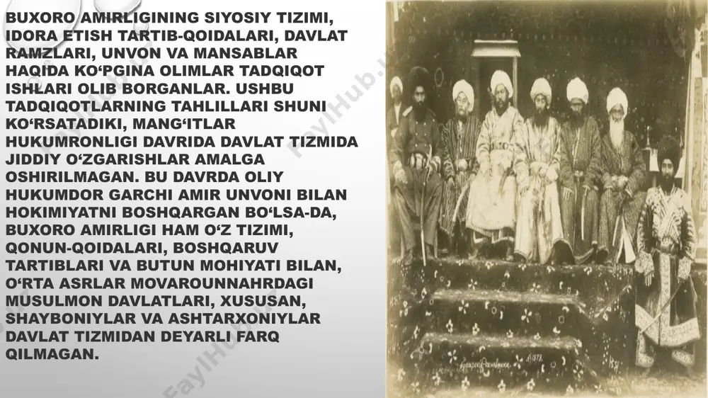 buxoro amirligida mansab va unvonlar - Page 5