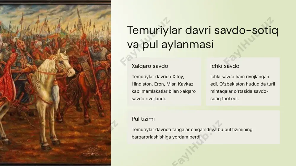 temuriylar davri: iqtisodiy siyosat va rivojlanish - Page 4