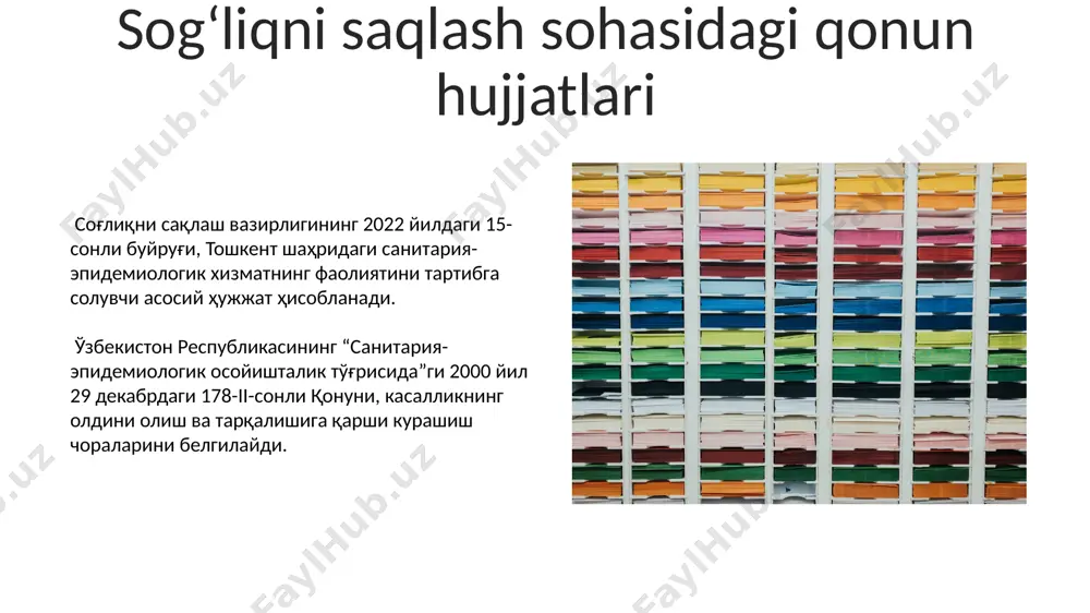 sanitariya epidemiologiya hizmatini uyushtirish - Page 5