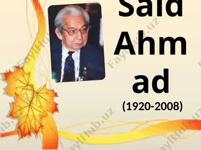 said ahmad. ufq. qochoq — PPTX