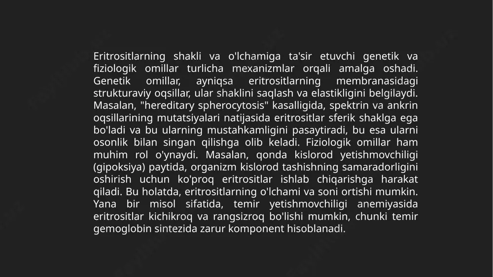 eritrositlarga ta'sir etuvchi omillar - Page 4