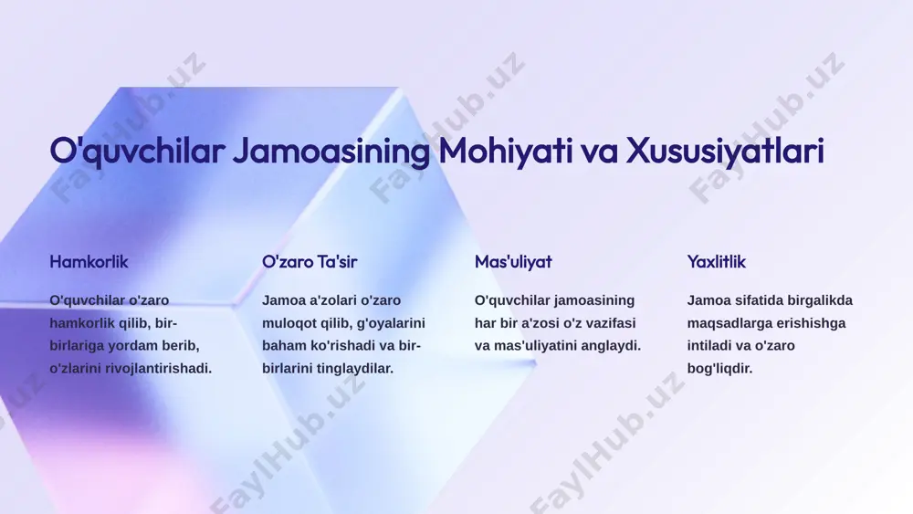 o'quvchilar jamoasi yaxlit pedagogik jarayonning asosiy shakllari - Page 4