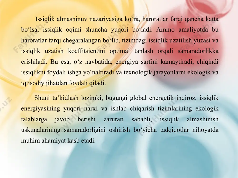 issiqlik almashinish jarayonlari - Page 3