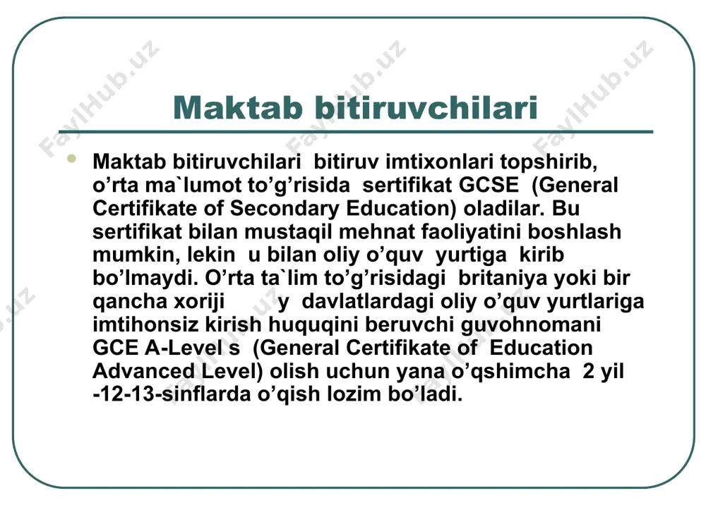 hiqib, 23,000 dan – 30 ming aqsh dollarigacha. edinburg universiteti shotlandiyaning eng qadimgi ushbu ta’lim maskaniga 1583 yilda asos solingan. qadimgi binolar va yodgorliklarga ega universitet yunesko ning butunjahon merosi ro‘yxatiga kiritilgan. oliy ta’lim muassasasi shotlandiya poytaxti edinburg shahrida joylashgan. bu yerda charlz darvin, graham bel, artur konan doyl kabi taniqli shaxslar ta’lim olishgan. ta’lim maskani tarkibida 8 ta fakultet, 3 ta kollej va 70 dan ziyod institut va kafedralar, ilmiy muassasalar, 22 ta maktab mavjud. edinburg universitetida 32 ming nafardan ziyod talaba tahsil oladi. universitet shiori: “bilimsiz hammasi behuda”. xalqaro talabalarga 2016 –2017 o‘quv yili uchun o‘quv-shartnoma puli o‘quv yo‘nalishidan kelib chiqib, 24,000 dan – 31 ming aqsh dollarigacha.