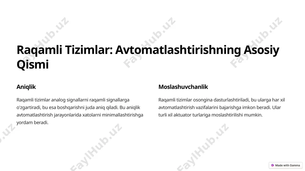 aktuatorlarni boshqarish uchun raqamli tizimlar - Page 4