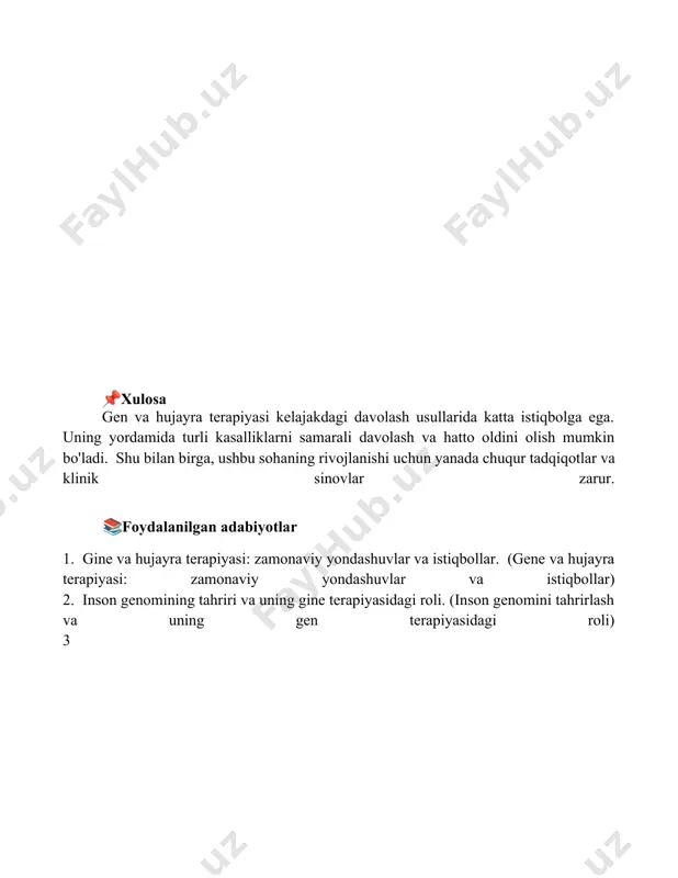 gen va hujayra terapiyasi - Page 5