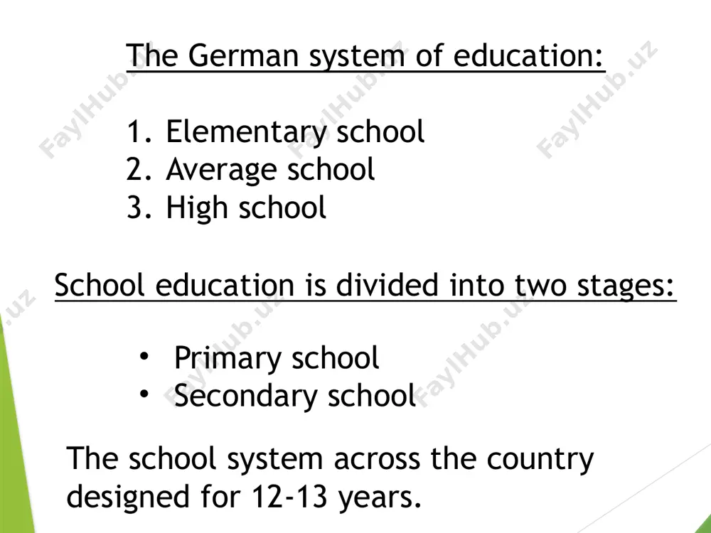 germany education system - Page 5