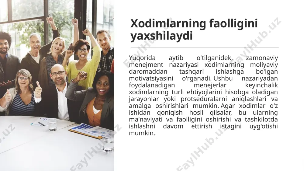 avtonom tuzilmani yaratishni talab qiladi. ushbu usul loyiha menejerini, faoliyat tartibi, ularning davomiyligi va zarur resurslar bilan gantt grafigida o'rnatilgan harakatlar grafigini talab qiladi. loyihani muvofiqlashtirish bir tomondan boshqaruv bilimlarini, ikkinchi tomondan esa sohaga oid nou-xauni talab qiladi. loyihaning bir qismi bo'lganlar ijodkorlik va innovatsion kuch kabi fazilatlardan mahrum bo'lmasligi kerak. loyihani ishlab chiqish bosqichida kompaniya qanday tashkil etilganligi va jamoa qanday tashkil etilganligi o'rtasida o'xshashliklar paydo bo'lishi mumkin, ammo bu bajarilishi shart emas. loyiha jamoasi ko'p tarmoqli bo'lishi mumkin, lekin loyiha rahbari o'z vazifalarini va jamoasini bajarish uchun alohida mas'uliyat va kuchaygan vakolatga ega bo'ladi. 12 byudjetlar bo'yicha boshqaruv bu rejalashtirish usuli bo'lib, kompaniyaning har bir maqsadi uchun xarajatlarni belgilash va ularning belgilangan darajasiga erishishga harakat qilishni o'z ichiga oladi. ushbu zamonaviy boshqaruv usuli uchun ishlatiladigan asosiy vosita byudjetdir - shuning uchun usulning nomi. usul barcha xodimlarning maqsadlarga erishishda ishtirok etishini, daromadlar va xarajatlar tizimining tuzilishi va boshqaruvining moslashuvchanligini, …