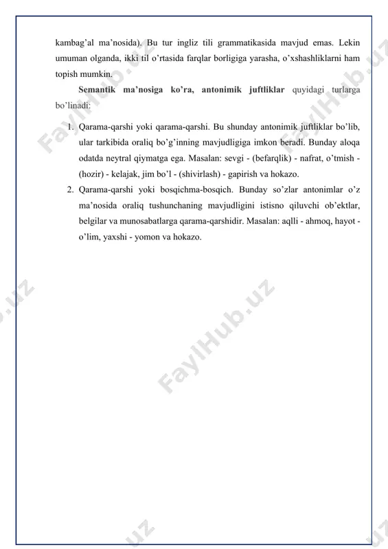 antonim so’zlar va ularning qo’llanilishi - Page 5