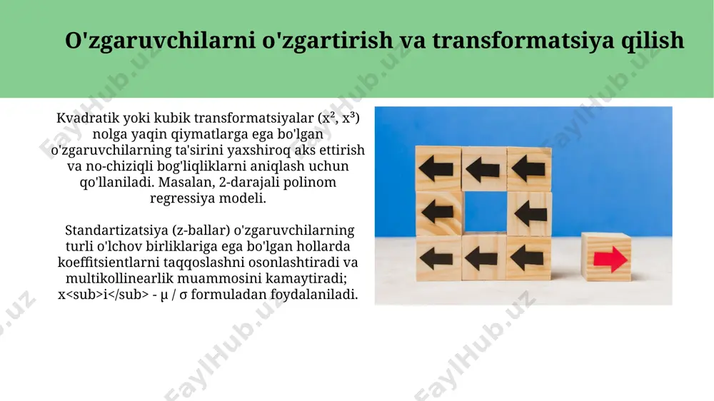 koʻp regression modellarni tuzish usullari - Page 4