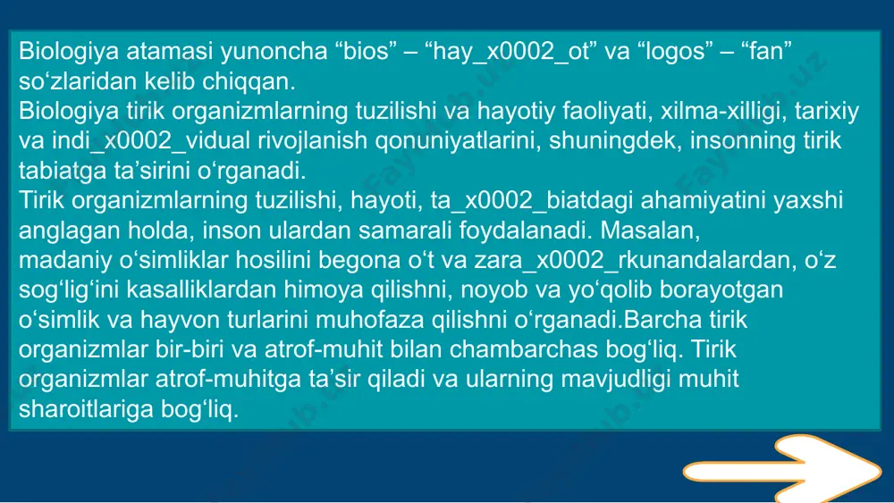 biologiya – hayot haqidagi fan 2 - Page 4