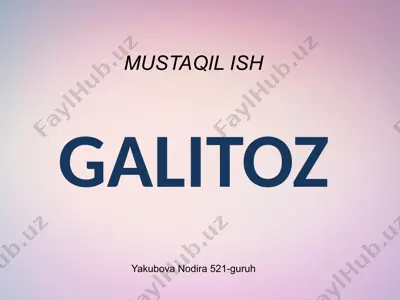 galitoz — PPTX