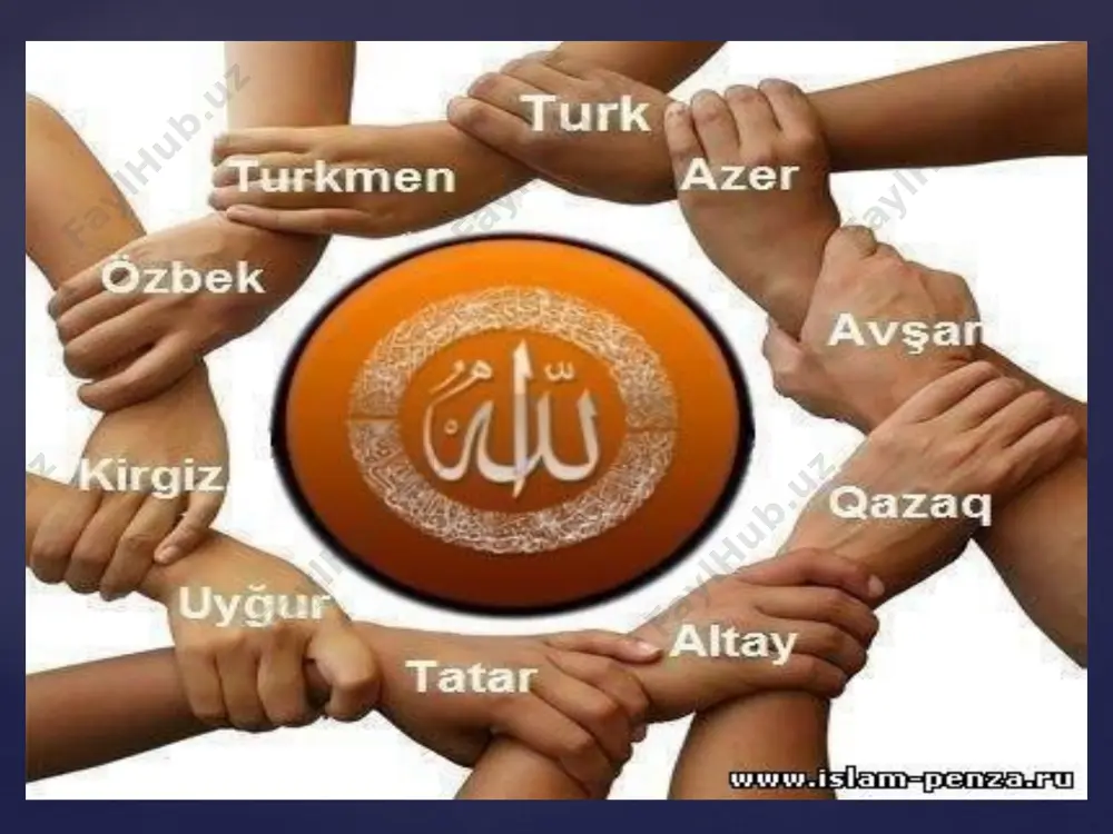 dek, viii-xii asrlarda vujudga kelgan ilohiyot adabiyotlarida oʻz ifodasini topgan. qur’on – islomning asosiy manbai va qadimiy tarihiy yodgorlik qur’on suralari parcha – parcha holda muhammad ( sav ) payg’ambarga 22 yil ( hijriy yil hisobida 23 yil ) mobaynida vahiy qilingan. eshiyuvchilar bu suralarni yod olib, yozib olishgan. “qur’on” arabch a “qara’a” – o’qimoq, oddiy o’qish,shuningdek ma’lum matnni ohong bilan o’qish, yani “qiroat qilish ”, “tilovat qilish ” mazmunidagi feldan, “o’quv”, “o’qiladigan kitob” ma’nosini beradi. qur’on vii asrga oid qadimiy yodgorlik bo’lgani sababli ichki tuzilshi tuzishi, yozilish uslubi, mazmuni, iboralari jihatidan o’ziga xos hususiyatlarga ega bo’lgab muqaddas kitobdir. u 114 sura 6236 (6666)oyatdan iborat. suralar “oyatlar to’plami” ( “oyatlar tuzilmasi” ) ma’nosini bildiradi. “oyat” so’zi faqat qur’oniy o’ziga xos ibora bo’lib “mo’jiza”, “ilohiy belgi” ma’nosini anglatadi. muhammad, muhammad ibn abdulloh (570/571, makka — 632, madina) — islom dini va birinchi musulmonlar jamoasi asoschisi. musulmonlar eʼtiqodiga koʻra, allohning oxirgi paygʻambari …
