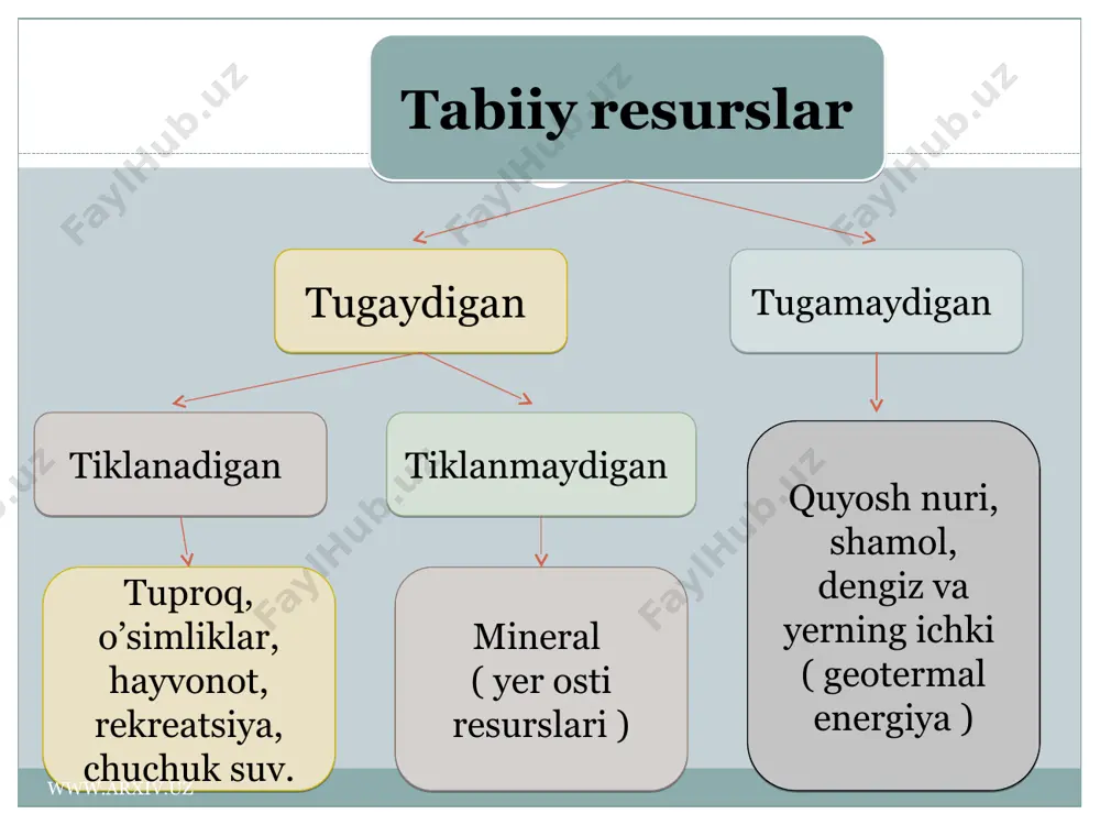 o’zbekistonning tabiiy boylikklari va ularni muhofaza qilish - Page 3