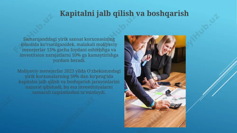 korporativ tuzilmalarda moliyaviy menejerning roli - Page 3