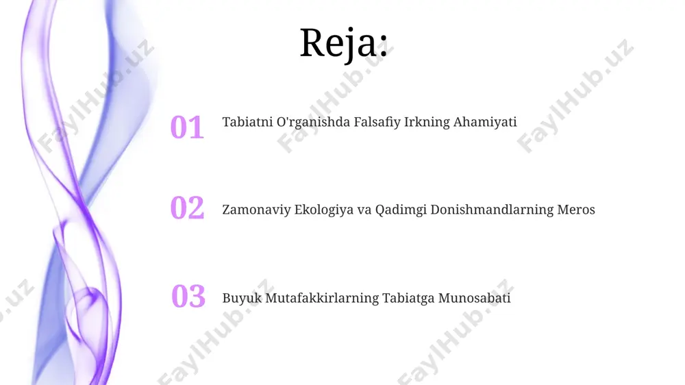 tanqidiy tahlili kantning tabiatga oid estetik nazariyasi go'zallikni subyektiv tajriba sifatida 3 asosiy elementga – maqsadga muvofiqlik, muvozanat va universallikka – asoslaydi. kantning fikricha, tabiat hodisalari o'zlari bo'yicha ma'nosiz emas, balki ularning tafakkur orqali anglashilishi inson uchun 4 ta asosiy maqsadga xizmat qiladi. jan-jak russo va tabiat bilan uyg'unlik russo, shaharlashuv va tsivilizatsiyaning insonni tabiatdan uzoqlashtirib, 2 ta asosiy muammoni – yolg'on va tengsizlikni keltirib chiqarganini ta'kidlaydi. russo fikrlarida tabiat insonning tabiiy holati sifatida, 3 asosiy ehtiyojni – oziq-ovqat, boshpana va ko'payishni qondirish uchun muhim manba sifatida tasvirlangan. zamonaviy ekologik mutafakkirlar va kelajak zamonaviy ekologik mutafakkirlarning 70% dan ortig'i iqlim o'zgarishiga qarshi kurashda texnologik innovatsiyalarni, jumladan, qayta tiklanuvchi energiya manbalarini jadal rivojlantirishni muhim deb bilishadi. bioxavfsizlik va bioetika sohasidagi zamonaviy ekologik mutafakkirlarning tadqiqotlari kelgusi 20 yil ichida yangi qonunchilik va xalqaro shartnomalarni ishlab chiqishga olib kelishi mumkin. aleksandr fon humbolt va tabiatni kompleks o'rganish uning and tog'laridagi 5 yillik tadqiqotlari …