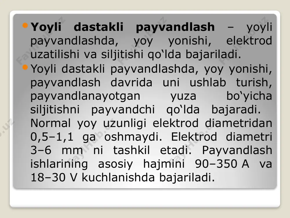 yoyli dastakli payvandlash - Page 3