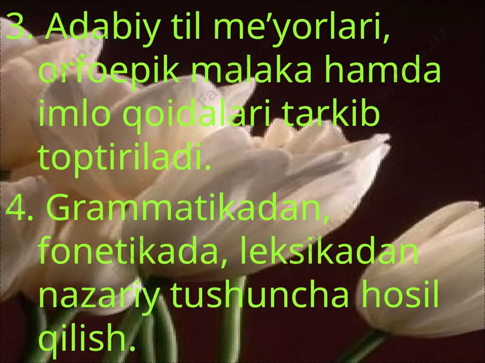 ona tili o’qitish metodikasi ma’ruzasidan - Page 3