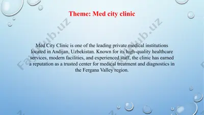 med city clinic — PPTX
