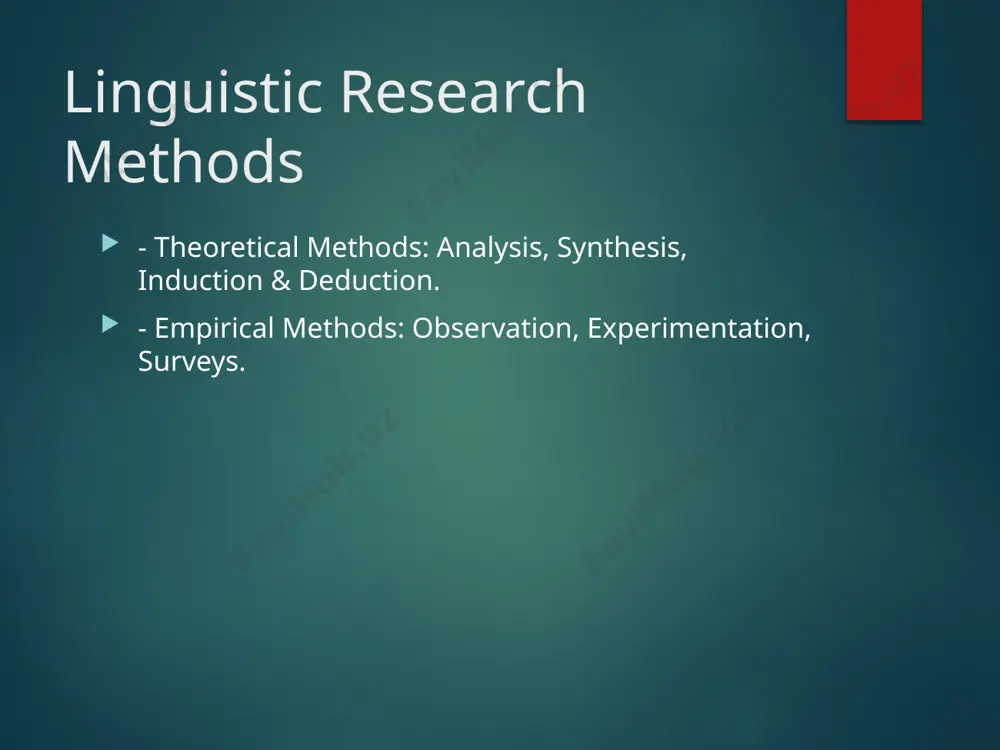 fundamentals of linguistic and methodological research - Page 5