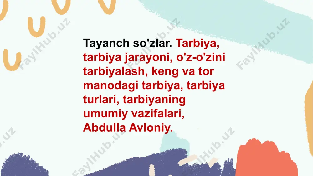 ext font size is less than 14 pounds, please be sure to pay attention. tarbiyaning mazmuni shahsning shakllanishiga qo'yiluvchi ijtimoiy talablar, mohiyatidan iborat. unutmaslik kerakki, aynan bitta vazifa turli xil fikrlar bilan to'ldirilgan bo'lishi mumkin. shuning uchun metodlarni umuman mazmun bilan emas balki aniq fikr bilan boglash g'oyat muhimdir. ta'lim tarbiya jarayonining izchil, uzluksiz, tizimli hamda intilishi aniq ijtimoiy maqsad asosida tashkil etilishi mazkur jarayonda fanlar aro aloqadorlik, shuningdek, dunyoqarashni shakllantirishda samarali sanaluvchi barcha mavjud omillarning, birligiga tayangan holda ish ko'rish ko'zlangan maqsadga erishishning kafolatidir. enter title if your content is really important and difficult to streamline, use segmentation to simply sort and refine the content, which will make the logical framework relatively clear. in order to make you have a more intuitive feeling of the number of words, and further easy to use, we have set the maximum text, when you enter here, is on the verge of the …