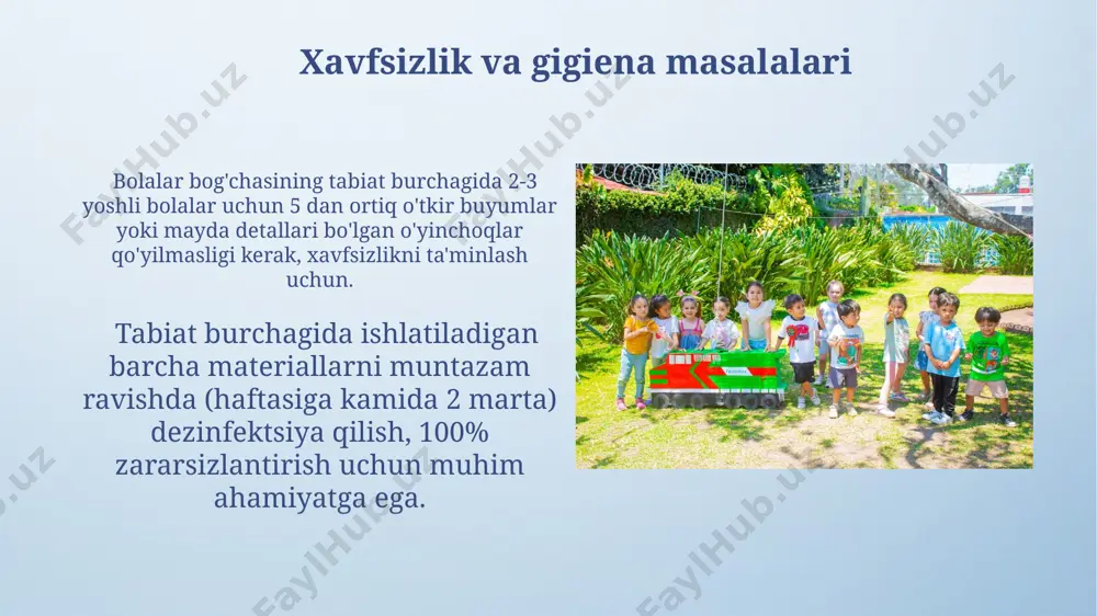 maktabgacha yoshdagi bolalarni tabiat burchagidagi faoliyatlari (faoliyat markazlarida) - Page 3