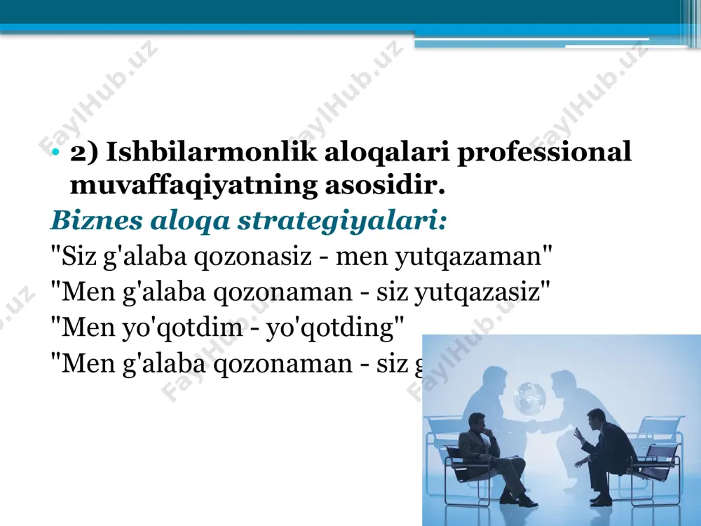 ishbilarmonlik kommunikatsiyalari - Page 4