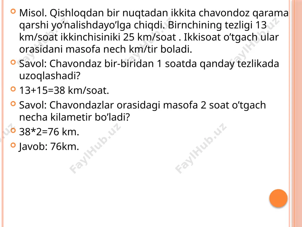 harakatga doir masalalar dars ishlanma - Page 3